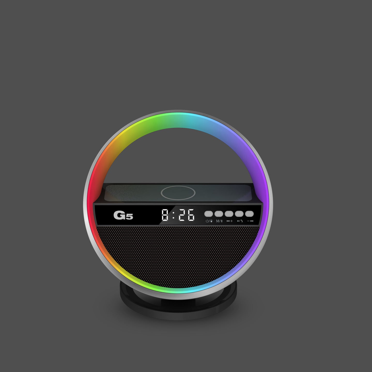 Multifunction RGB Night Light Wireless Charger with Speaker - ForViva